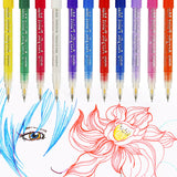 New model 12 colors permanent waterproof fineliners needle nib pen acrylic paint marker set